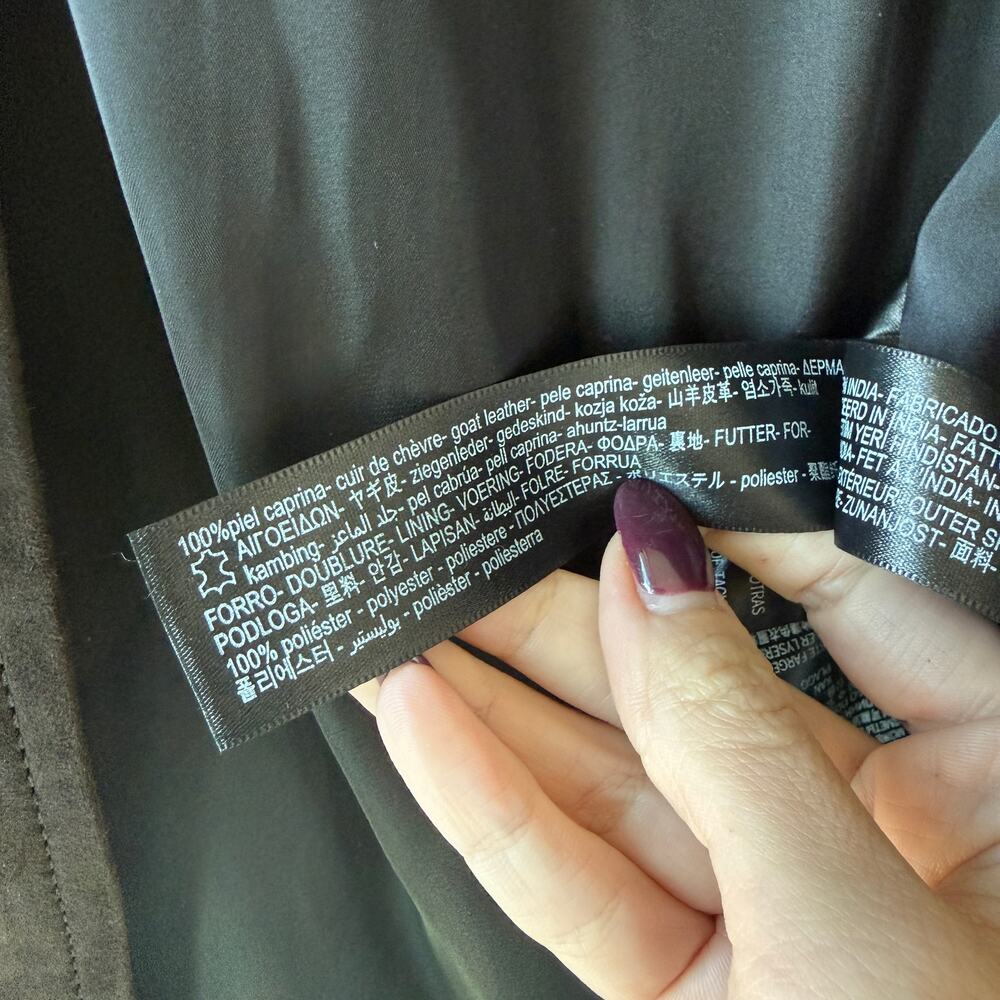 Massimo Dutti Suede Leather Jacket - Picture 7 of 7